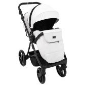 Коляска универсальная 2 в 1 Adamex Blanc Eco SA-1 белый