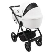 Коляска универсальная 2 в 1 Adamex Blanc Eco SA-1 белый