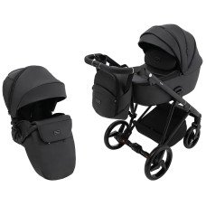 Коляска 2 в 1 Adamex Blanc Eco SA-2 черный