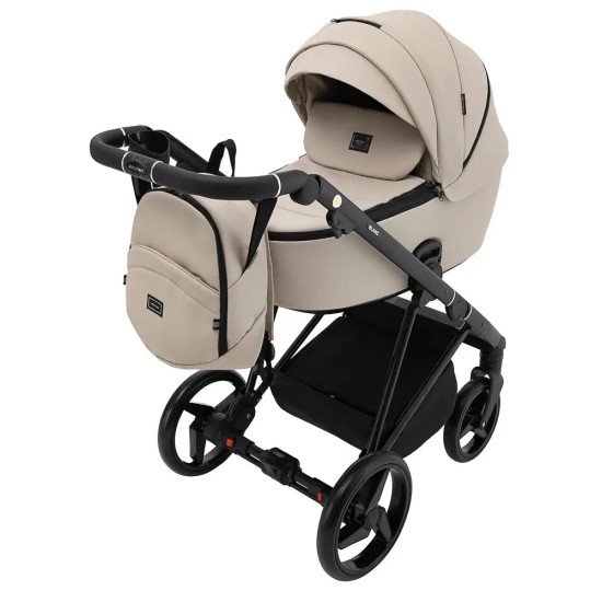 Коляска универсальная 2 в 1 Adamex Blanc Eco SA-7 латте Коляска универсальная 2 в 1 Adamex Blanc Eco SA-7 латте