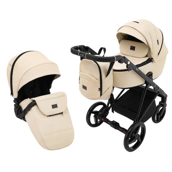 Коляска 2 в 1 Adamex Blanc Eco SA-8 бежевий Коляска 2 в 1 Adamex Blanc Eco SA-8 бежевий