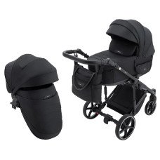 Коляска 2 в 1 Adamex Ziko Lux TK-53 чёрный