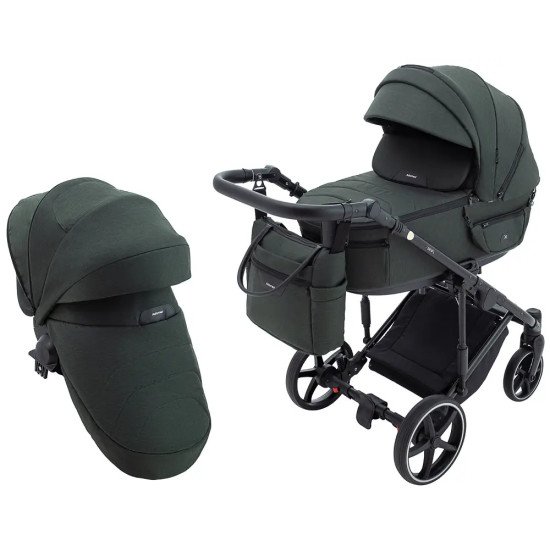Коляска 2 в 1 Adamex Ziko Lux TK-50 тёмно-зелёный