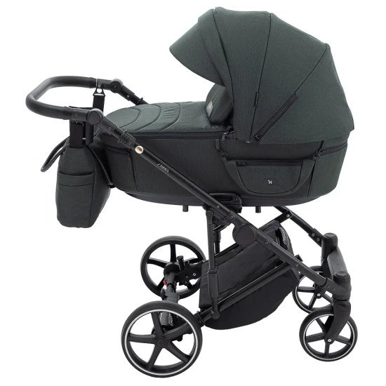 Коляска 2 в 1 Adamex Ziko Lux TK-50 тёмно-зелёный