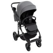 Коляска 2 в 1 Adamex Zico Eco Sa-4 тёмно-серый