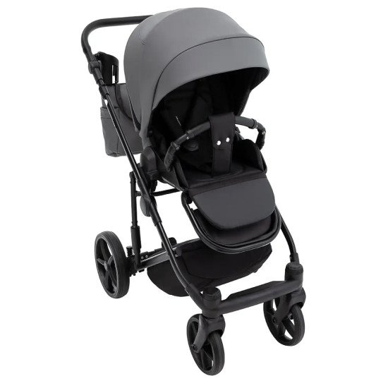 Коляска 2 в 1 Adamex Zico Eco Sa-4 тёмно-серый