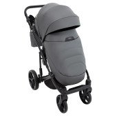 Коляска 2 в 1 Adamex Zico Eco Sa-4 тёмно-серый