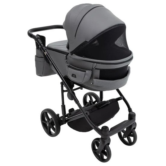 Коляска 2 в 1 Adamex Zico Eco Sa-4 тёмно-серый