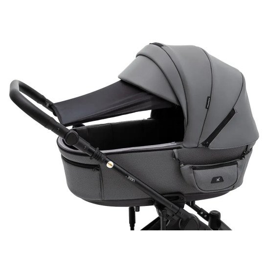 Коляска 2 в 1 Adamex Zico Eco Sa-4 тёмно-серый