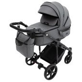 Коляска 2 в 1 Adamex Zico Eco Sa-4 тёмно-серый