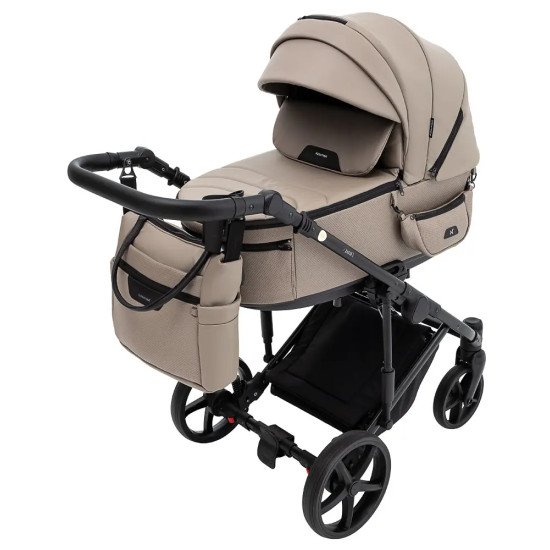 Коляска 2 в 1 Adamex Zico Eco Sa-9 тёмный капучино