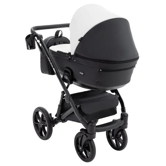 Коляска 2 в 1 Bair Kiwi Plus ECO BKP-51/15 белый / черный