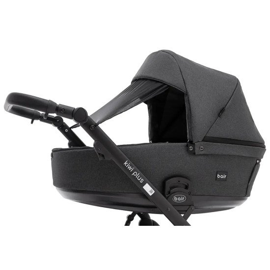 Коляска 2 в 1 Bair Kiwi Plus Soft BKP-219 графіт