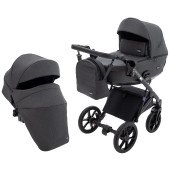 Коляска 2 в 1 Bair Kiwi Plus Soft BKP-219 графіт