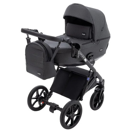 Коляска 2 в 1 Bair Kiwi Plus Soft BKP-219 графіт