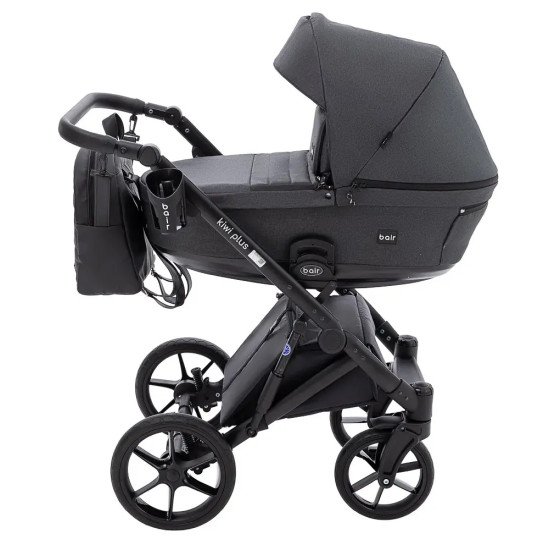 Коляска 2 в 1 Bair Kiwi Plus Soft BKP-219 графіт