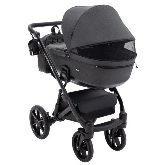 Коляска 2 в 1 Bair Kiwi Plus Soft BKP-219 графіт