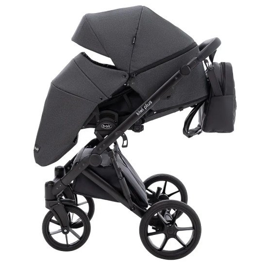 Коляска 2 в 1 Bair Kiwi Plus Soft BKP-219 графіт