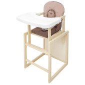 Стільчик-трансформер Babyroom Пеппі-260 слонова кістка капучино / шоколад (їжачок, серця) Стільчик-трансформер Babyroom Пеппі-260 слонова кістка капучино / шоколад (їжачок, серця)