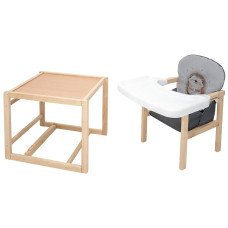 Стільчик-трансформер Babyroom Пеппі-230 eko сірий / графіт (їжачок, серця) Стільчик-трансформер Babyroom Пеппі-230 eko сірий / графіт (їжачок, серця)