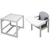 Стульчик-трансформер Babyroom Пони-250 серый серый/графит Стульчик-трансформер Babyroom Пони-250 серый серый/графит