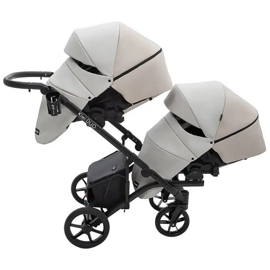 Коляска 2 в 1 для двійні Bair Kiwi DUO ECO BKD-32/33 бежевий / капучино Коляска 2 в 1 для двійні Bair Kiwi DUO ECO BKD-32/33 бежевий / капучино