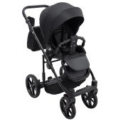 Коляска 2 в 1 Adamex Locco Lux TK-53 черный Коляска 2 в 1 Adamex Locco Lux TK-53 черный
