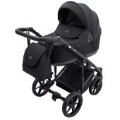 Коляска 2 в 1 Adamex Locco Lux TK-53 черный Коляска 2 в 1 Adamex Locco Lux TK-53 черный