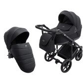 Коляска 2 в 1 Adamex Locco Lux TK-53 черный Коляска 2 в 1 Adamex Locco Lux TK-53 черный