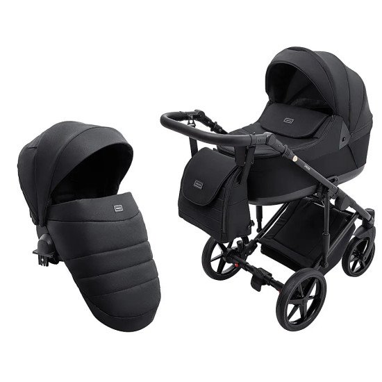 Коляска 2 в 1 Adamex Locco Lux TK-53 черный Коляска 2 в 1 Adamex Locco Lux TK-53 черный