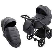 Коляска 2 в 1 Adamex Locco Eco SA-2 черный