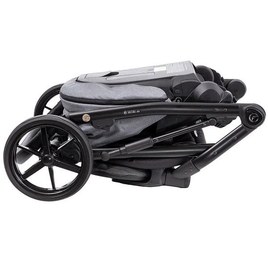 Коляска 2 в 1 Adamex Mobi Air Thermo New TIP TK-60 темно-серый