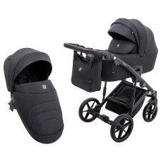 Коляска 2 в 1 Adamex Mobi Air Thermo New Lux TK-53 черный