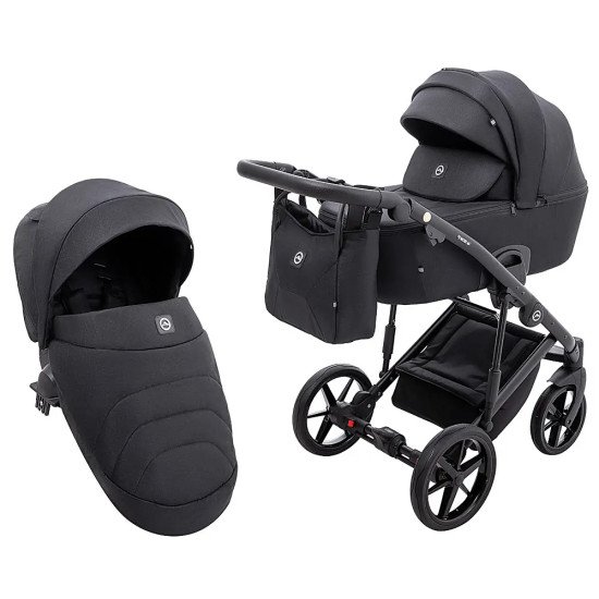 Коляска 2 в 1 Adamex Mobi Air Thermo New Lux TK-53 черный Коляска 2 в 1 Adamex Mobi Air Thermo New Lux TK-53 черный