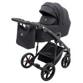 Коляска 2 в 1 Adamex Mobi Air Thermo New Lux TK-53 черный Коляска 2 в 1 Adamex Mobi Air Thermo New Lux TK-53 черный