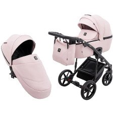 Коляска 2 в 1 Adamex Mobi Air Thermo New ECO SA-15 рожевий пудра Коляска 2 в 1 Adamex Mobi Air Thermo New ECO SA-15 рожевий пудра