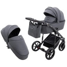 Коляска 2 в 1 Adamex Mobi Air Thermo New ECO SA-5 графит