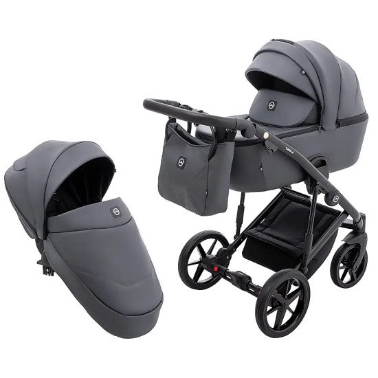 Коляска 2 в 1 Adamex Mobi Air Thermo New ECO SA-5 графіт Коляска 2 в 1 Adamex Mobi Air Thermo New ECO SA-5 графіт