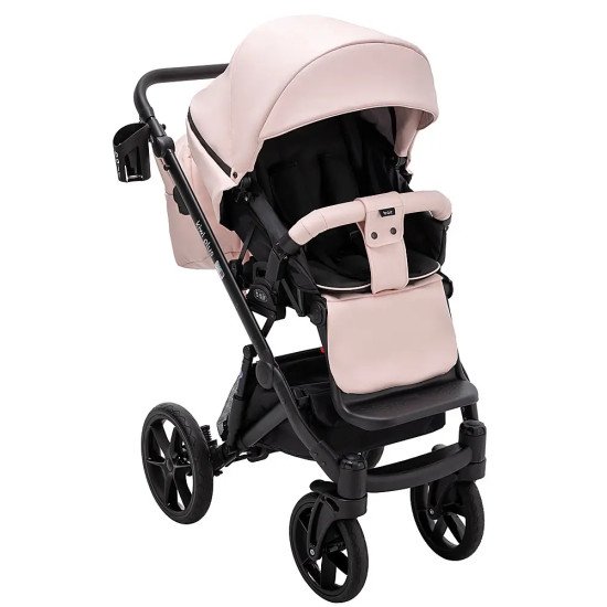 Коляска 2 в 1 Bair Kiwi Plus ECO BKP-28 розовый пудра Коляска 2 в 1 Bair Kiwi Plus ECO BKP-28 розовый пудра