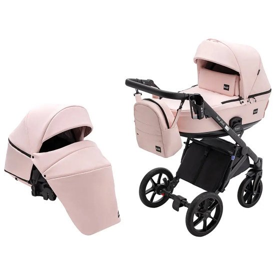 Коляска 2 в 1 Bair Kiwi Plus ECO BKP-28 розовый пудра Коляска 2 в 1 Bair Kiwi Plus ECO BKP-28 розовый пудра