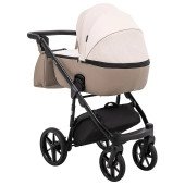 Коляска универсальная 2 в 1 Adamex Nola PS-160 бежевый / капучино