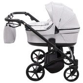 Коляска 2 в 1 для двійні Adamex Leo Duo Tip TK-1 світло-сірий Коляска 2 в 1 для двійні Adamex Leo Duo Tip TK-1 світло-сірий