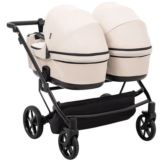 Коляска 2 в 1 для двійні Adamex Leo Duo Eco SA-7 лате