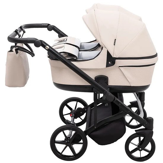 Коляска 2 в 1 для двійні Adamex Leo Duo Eco SA-7 лате