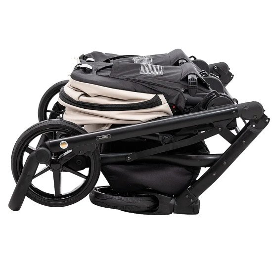 Коляска 2 в 1 для двійні Adamex Leo Duo Eco SA-7 лате