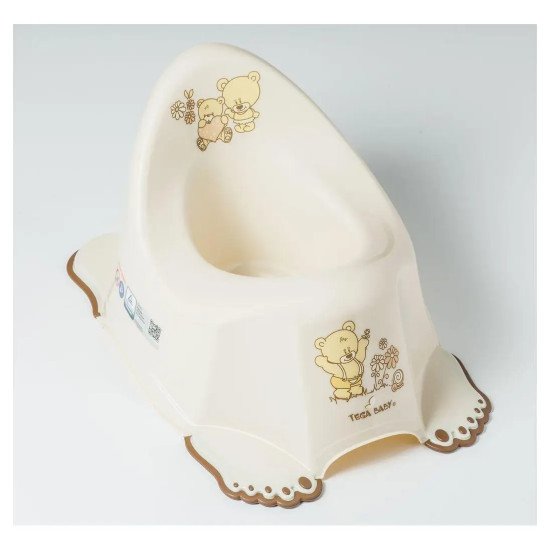 Горшок с антискользящим покрытием Tega TEDDY BEAR Anti slip potty MS-013-119 beige (бежевый) Горшок с антискользящим покрытием Tega TEDDY BEAR Anti slip potty MS-013-119 beige (бежевый)