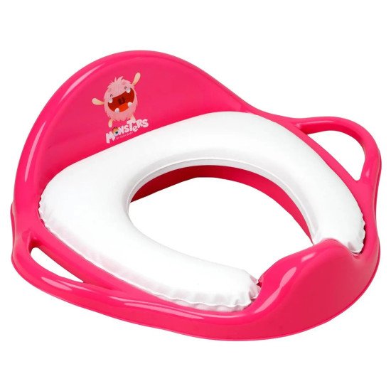 Накладка на унитаз мягкая Tega Monsters MN-020-127 pink (розовый)