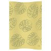 Пеленальный матрас мягкий Ceba Baby Soft monstera mustard 48x70 см