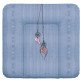 Повивальний матрац мʼякий Ceba Baby Soft denim style dream catcher blue 75x72 см