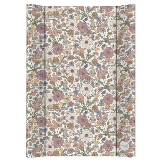 Повивальна дошка м'яка Ceba Baby Soft profiled changing mat short (50x70 cm) W-102-000-732 basic garden